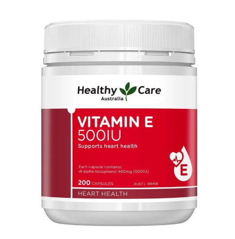Healthy Care Vitamin E 500IU 200 Capsules