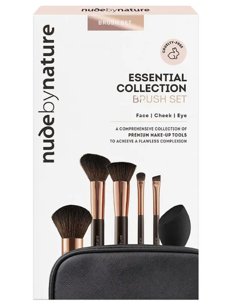 Nude by Nature Essential Collection Brush Set