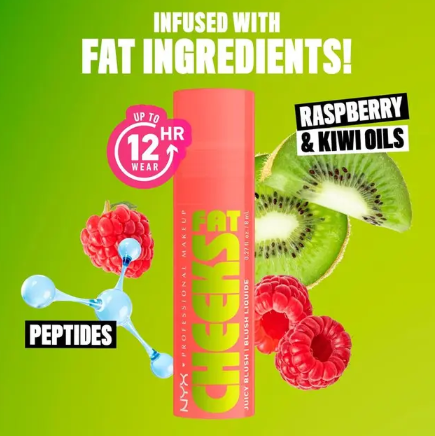 NYX Fat Cheeks Blush Papaya Plump