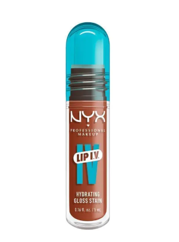 NYX Lip IV Hydrating Gloss Stain Caramel Drip