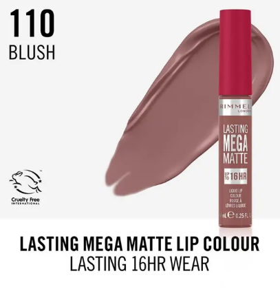 Rimmel London Mega Matte Liquid Lip 110 Blush