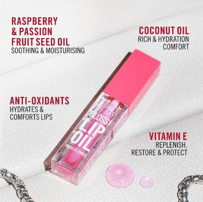 Rimmel Oh My Gloss! Lip Oil 001 Pink Flush