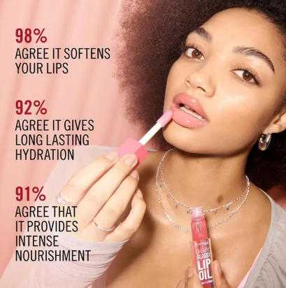 Rimmel Oh My Gloss! Lip Oil 000 Clear Cloud