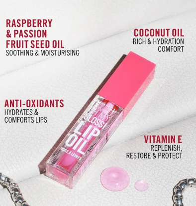 Rimmel Oh My Gloss! Lip Oil 004 Vivid Red