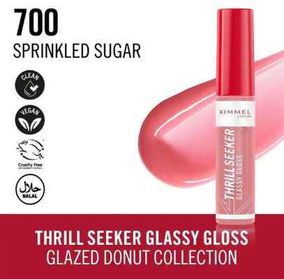 Rimmel Thrill Seeker Glassy Gloss #700 Sprinkled Sugar