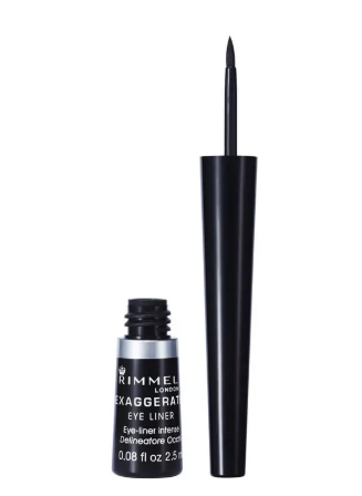 Rimmel Liquid Exaggerate Eye Liner 100% Black