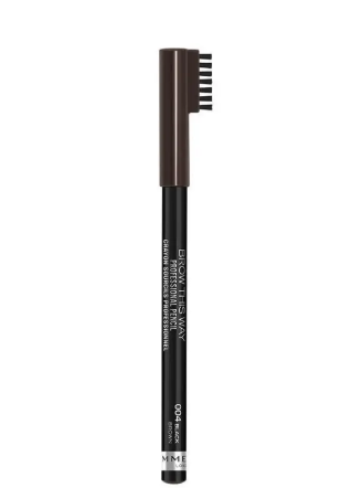 Rimmel Brow This Way Professional Pencil 004 Black Brown