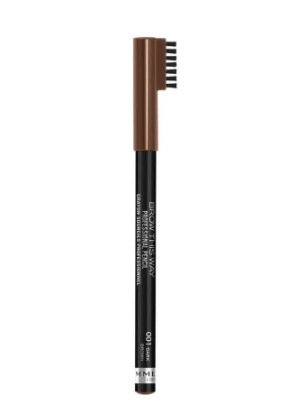 Rimmel Brow This Way Professional Pencil 001 Dark Brown