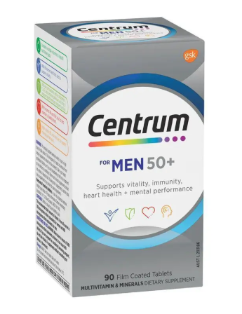 Centrum For Men 50+ 90 Tablets Exclusive Size