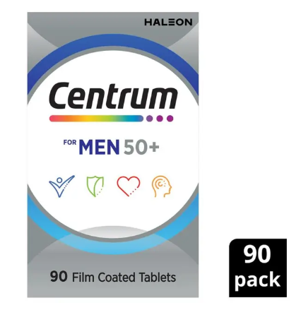 Centrum For Men 50+ 90 Tablets Exclusive Size