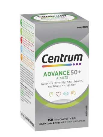 Centrum Advance 50+ 150 Tablets Exclusive Size