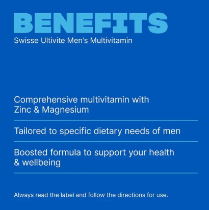 Swisse Mens Multivitamin 120 Tablets