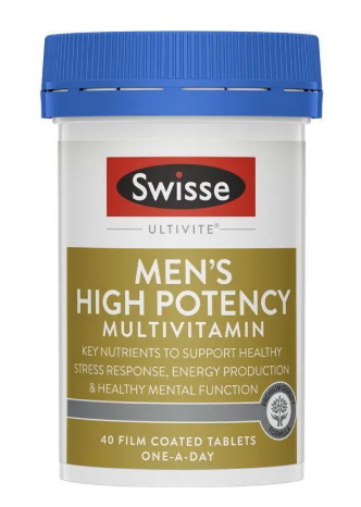 Swisse Men's Ultivite Power Multivitamin 40 Tablets