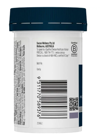 Swisse Mens Multivitamin 65+ 60 Tablets