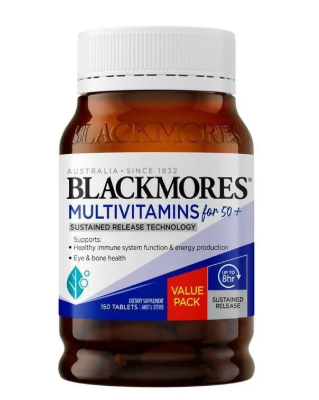 Blackmores Multivitamin For 50+ Sustained Release 150 Tablets Exclusive Size