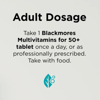 Blackmores Multivitamin For 50+ Sustained Release 60 Tablets
