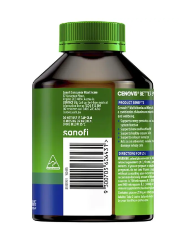 Cenovis Multivitamin and Minerals 200 Tablets