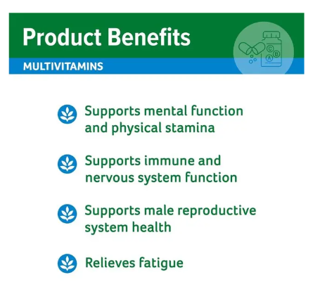 Cenovis Once Daily Mens Multi + Performance 150 Capsules