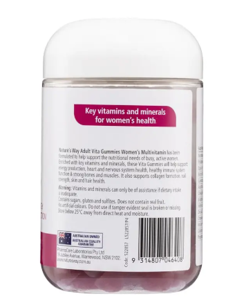 Nature's Way Adult Vita Gummies Womens Multivitamin 100 Gummies