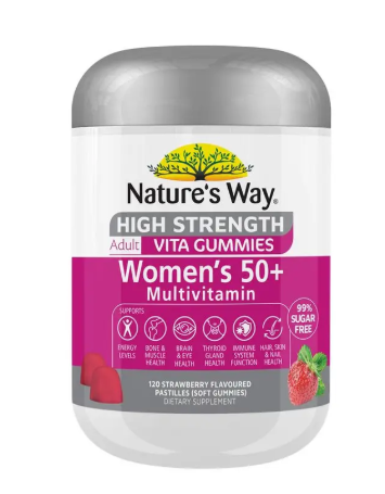 Nature's Way Adult Vita Gummies High Strength Women's 50+ 120 Gummies Exclusive Size