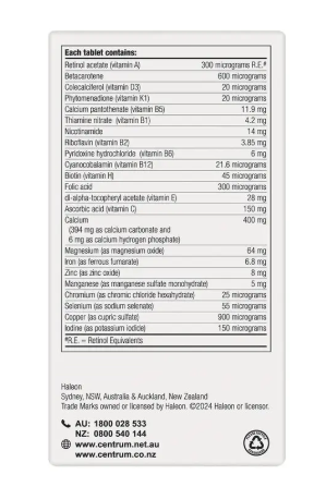 Centrum For Women 90 Tablets Exclusive Size