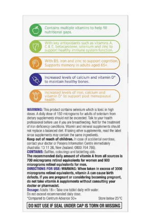 Centrum For Women 50+ 90 Tablets Exclusive Size