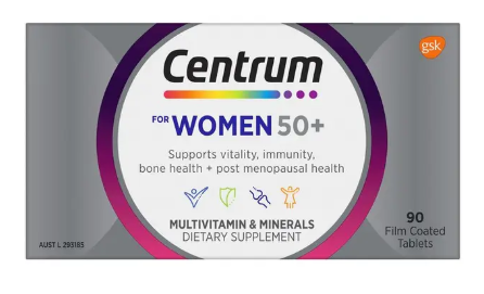 Centrum For Women 50+ 90 Tablets Exclusive Size