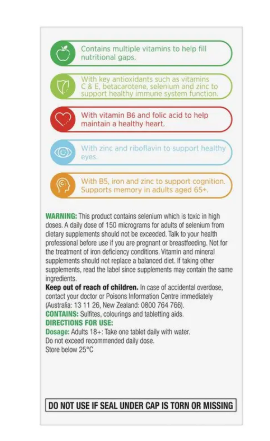 Centrum Advance 50+ 100 Tablets