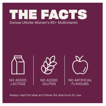 Swisse Ultivite Multivitamin Womens 65+ 90 Pack
