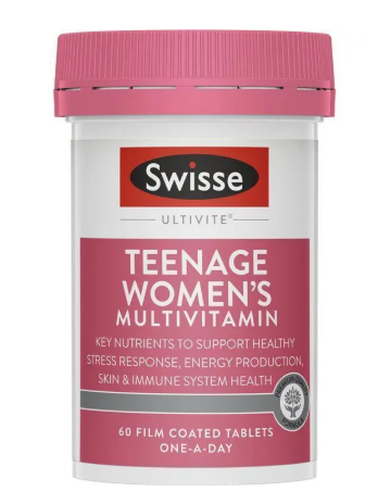 Swisse Teenage Ultivite Women's Multivitamin 60 Tablets