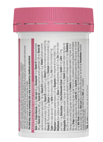 Swisse Teenage Ultivite Women's Multivitamin 60 Tablets