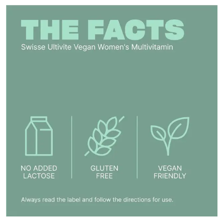 Swisse Vegan Womens Ultivite 60 Tablets