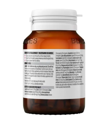 Blackmores Multivitamin For Women Sustained Release 60 Tablets