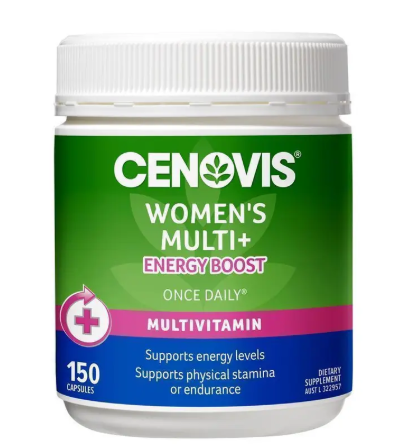 Cenovis Once Daily Womens Multi + Energy Boost 150 Capsules