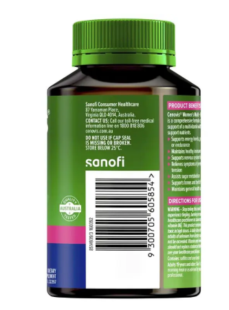 Cenovis Once Daily Women's Multi + Energy Boost 50 Capsules