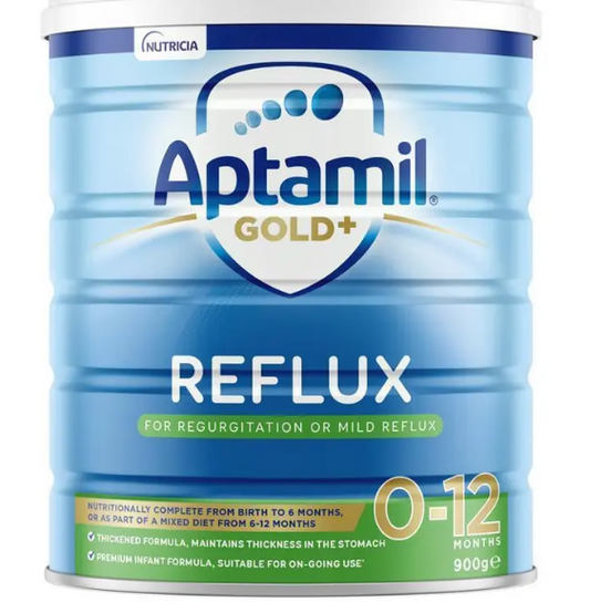 Aptamil Gold+ Reflux Baby Infant Formula Regurgitation or Mild Reflux From Birth to 12 Months 900g
