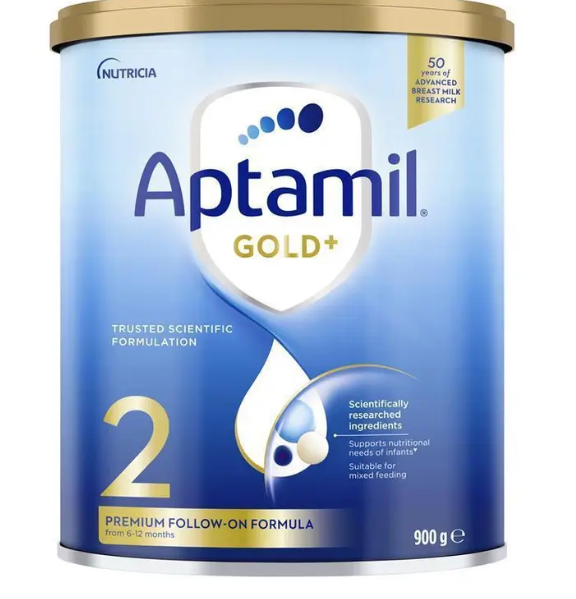 Aptamil Gold+ 2 Baby Follow-On Formula From 6-12 Months 900g