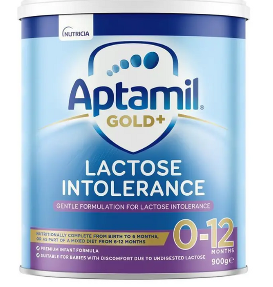 Aptamil Gold+ Lactose Intolerance Baby Infant Formula From Birth to 12 Months 900g