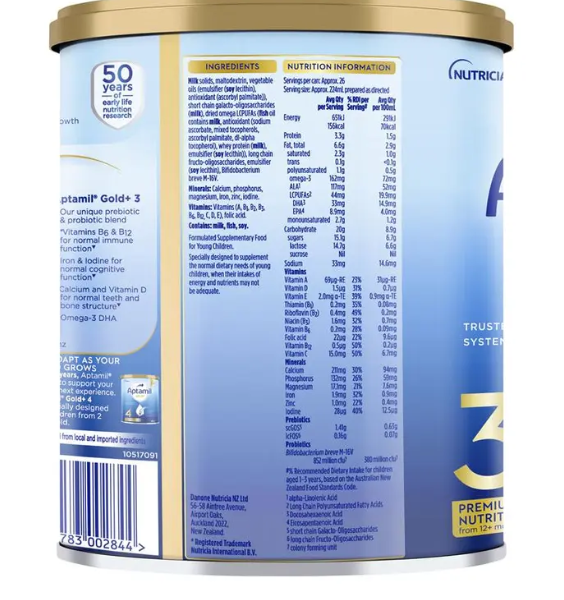 Aptamil Gold+ 3 Toddler Nutritional Supplement From 1 Year 900g