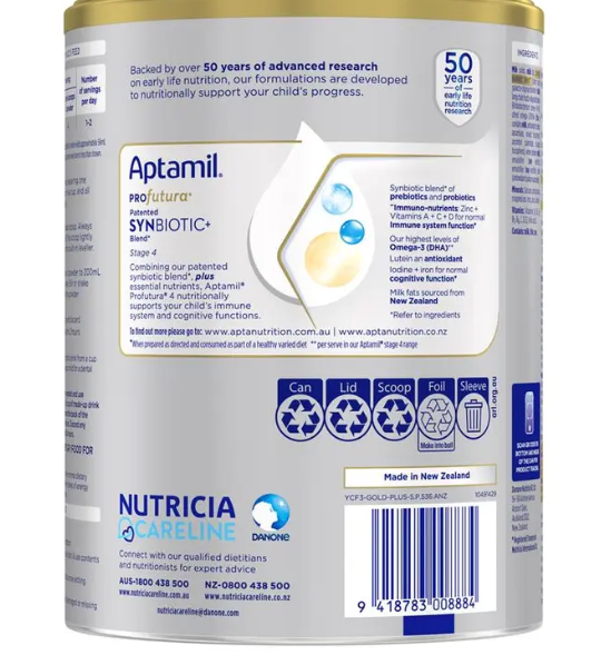 Aptamil Profutura Synbiotic+ Stage 4 Junior Formula 900g