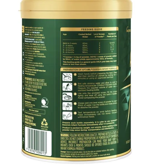 Aptamil Essensis Organic A2 Protein Milk 1 Premium Infant Formula From Birth to 6 Months 900g