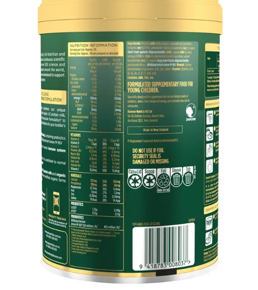 Aptamil Essensis Organic A2 Protein Milk 3 Premium Toddler Nutritional Supplement From 1 Year 900g