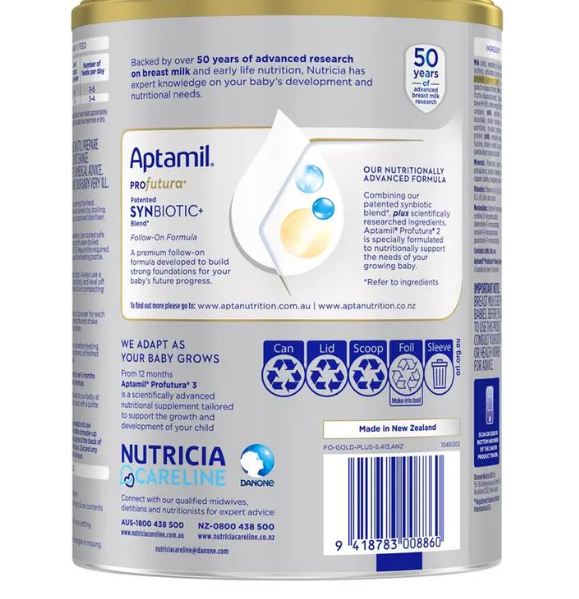 Aptamil Profutura Synbiotic+ Stage 2 Follow On Formula 900g