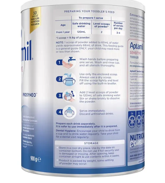 Aptamil Prosyneo Sensitive Stage 3 900g