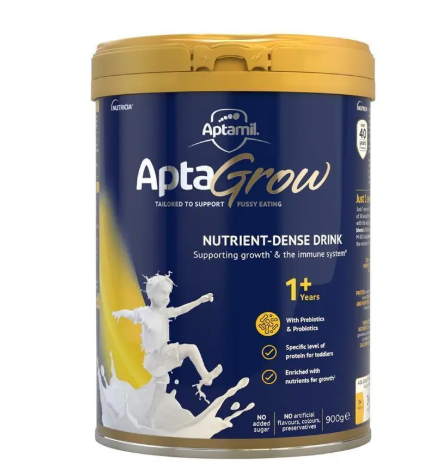 AptaGrow Nutrient-Dense Milk Drink From 1+ Years 900g