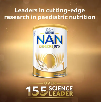 Nestle NAN SUPREMEpro 2 Premium Baby Follow-on Formula Powder, From 6 to 12 Months – 800g