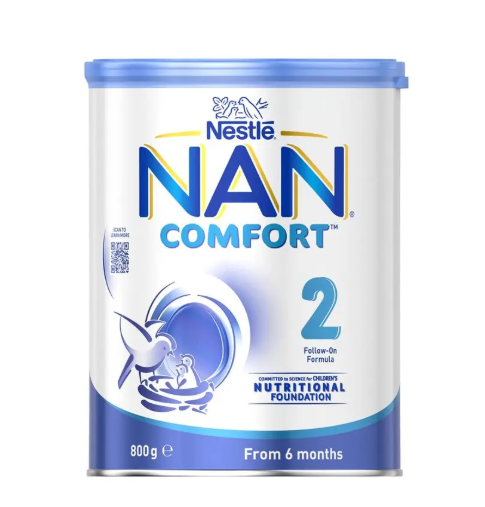 Nestle NAN COMFORT 2 Baby Follow-on Formula Powder, From 6 to 12 Months – 800g