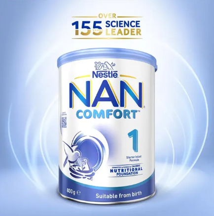 Nestle NAN COMFORT 1 Starter Baby Infant Formula Powder, From Birth – 800g