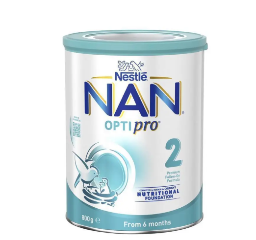 Nestle NAN OPTIPRO 2 Premium Baby Follow-on Formula Powder, From 6 to 12 Months – 800g