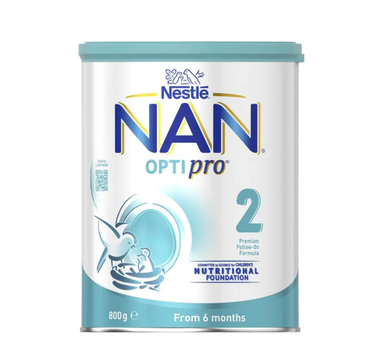 Nestle NAN OPTIPRO 2 Premium Baby Follow-on Formula Powder, From 6 to 12 Months – 800g